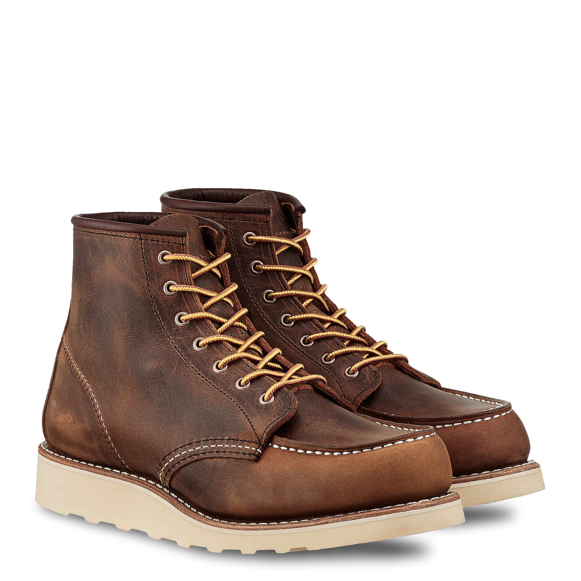 6-Inch Moc Toe Women's Boots 3428 - Copper Rough & Tough