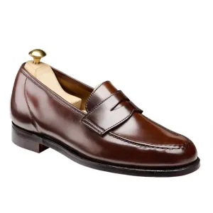 6CM/2.36 Inches CMR CHAMARIPA CMR CHAMARIPA Men's Dark Brown Cordovan Penny Loafers
