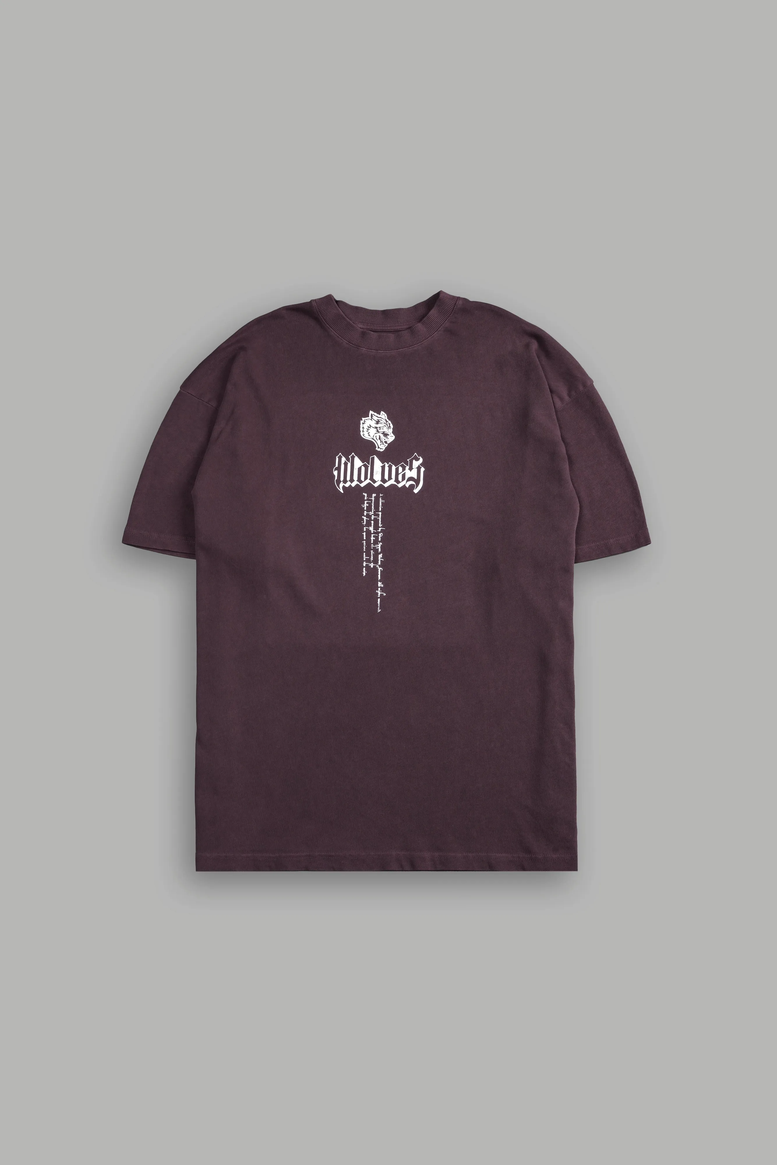 Age Of The Valkyrie "Premium" Oversized Unisex Tee in Darc Purple