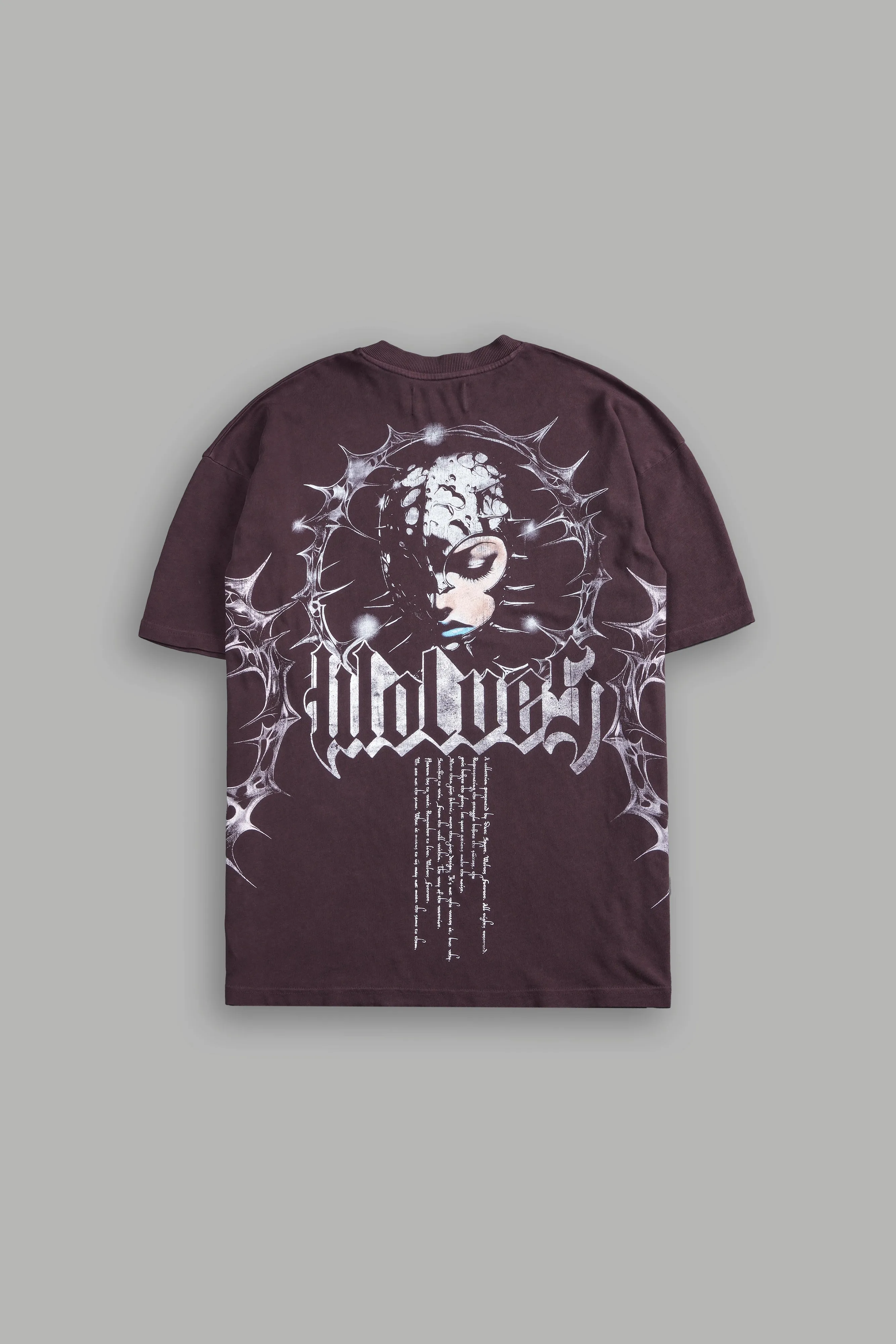 Age Of The Valkyrie "Premium" Oversized Unisex Tee in Darc Purple