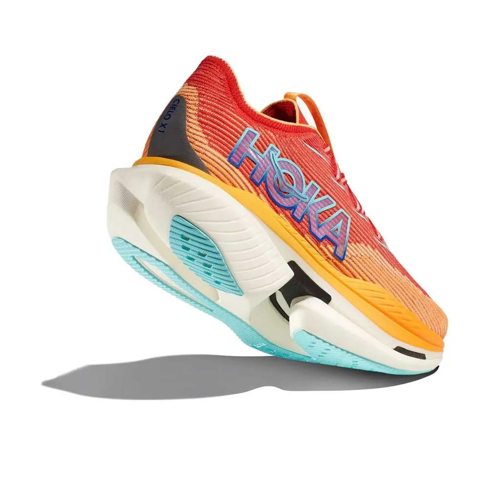 All Gender Cielo X1 Running Shoes - Cerise/Solar Flare - Regular (D)