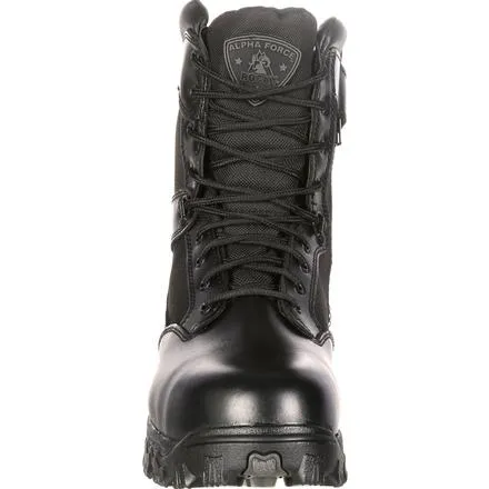 AlphaForce Zipper Composite Toe Public Service Boot