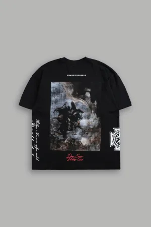 Asgard's Call "Side By Side" Series Premium Tee in Black