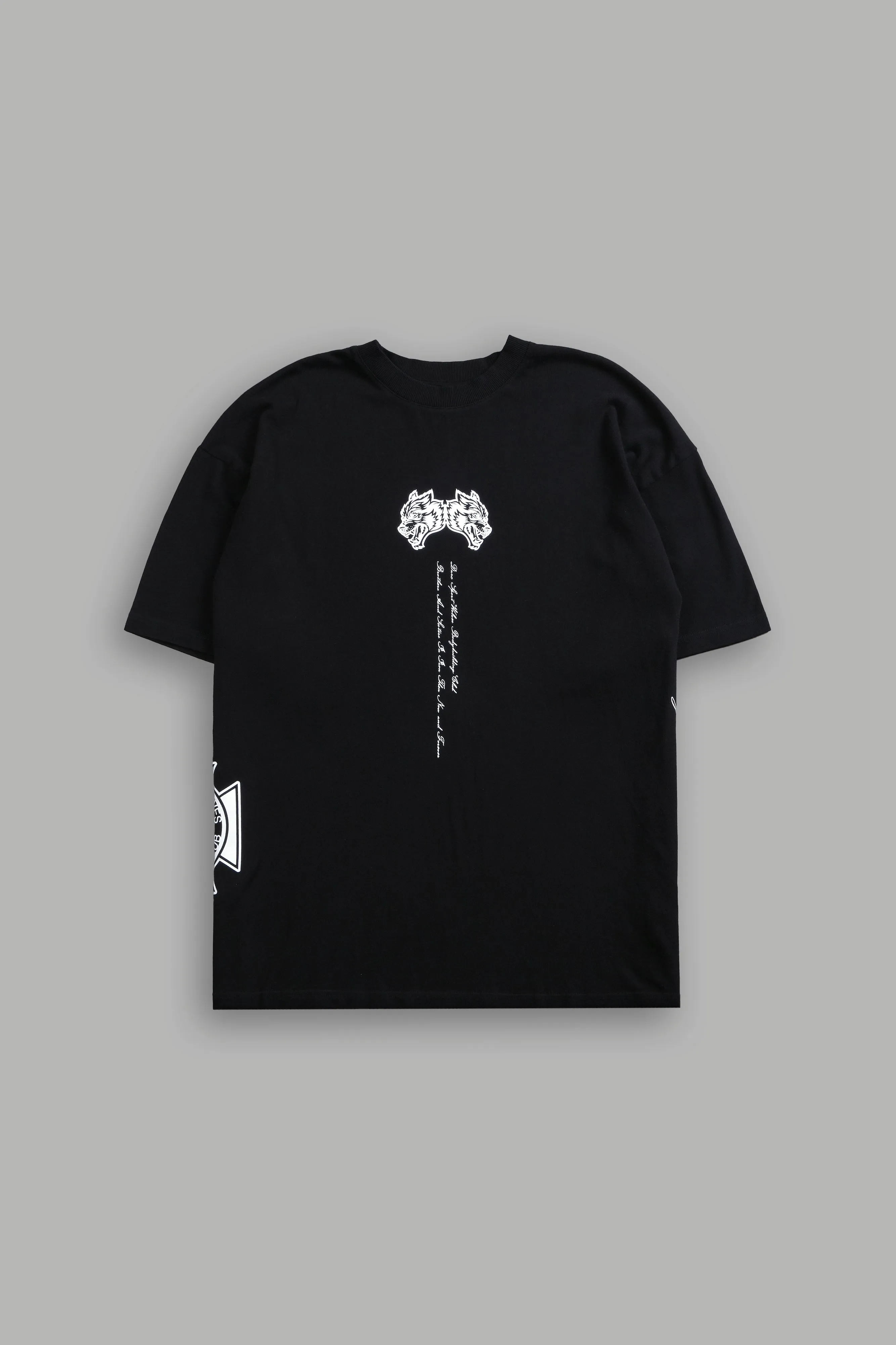 Asgard's Call "Side By Side" Series Premium Tee in Black