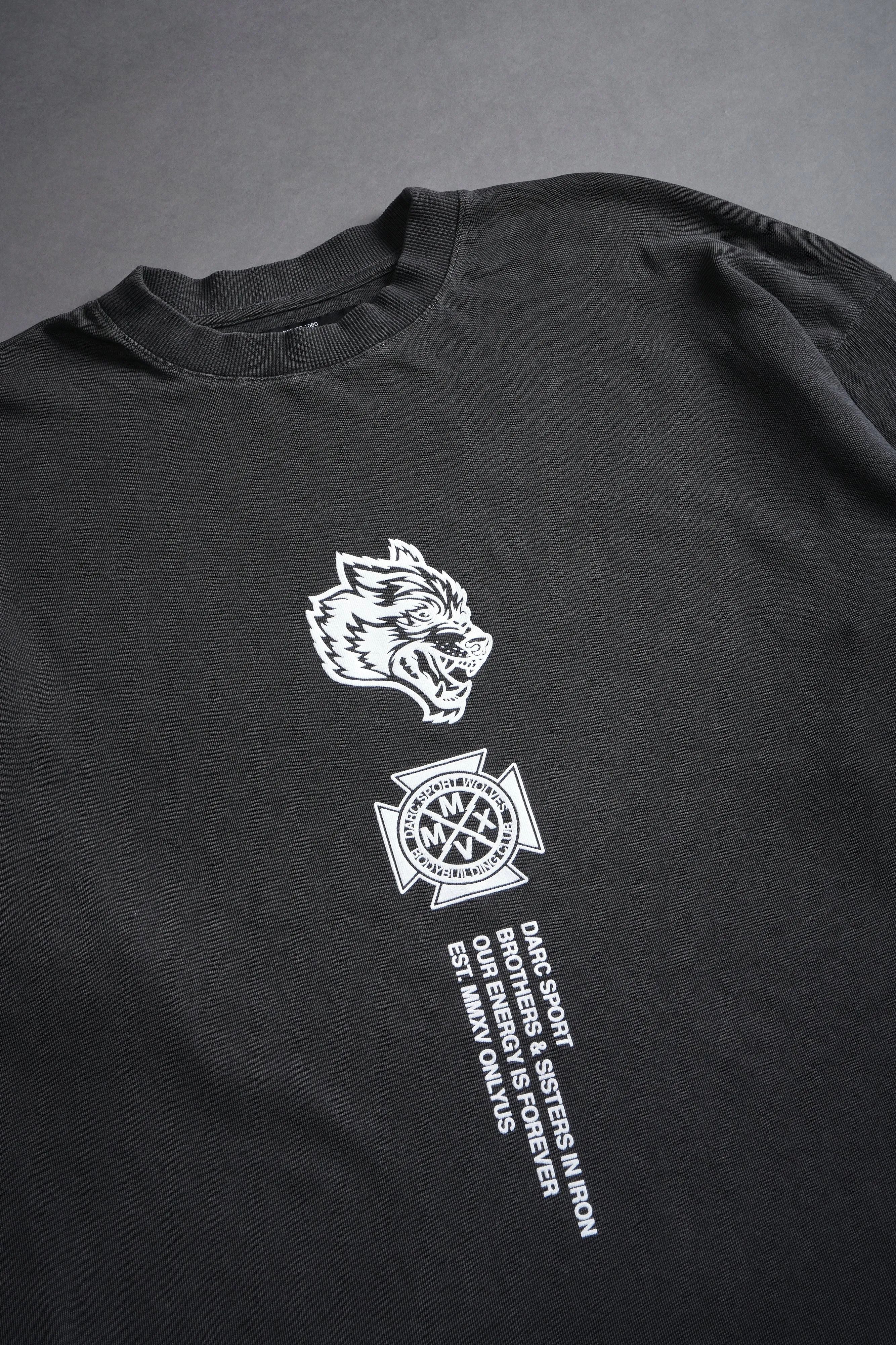 Ashes Of The Dark "Premium" Oversized Tee in Wolf Gray