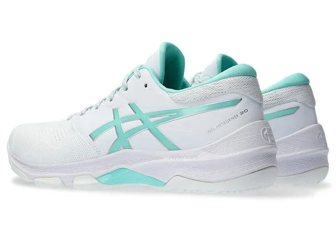 Asics Womens Gel Netburner 20 (D) Bio - White/Illuminate Mint