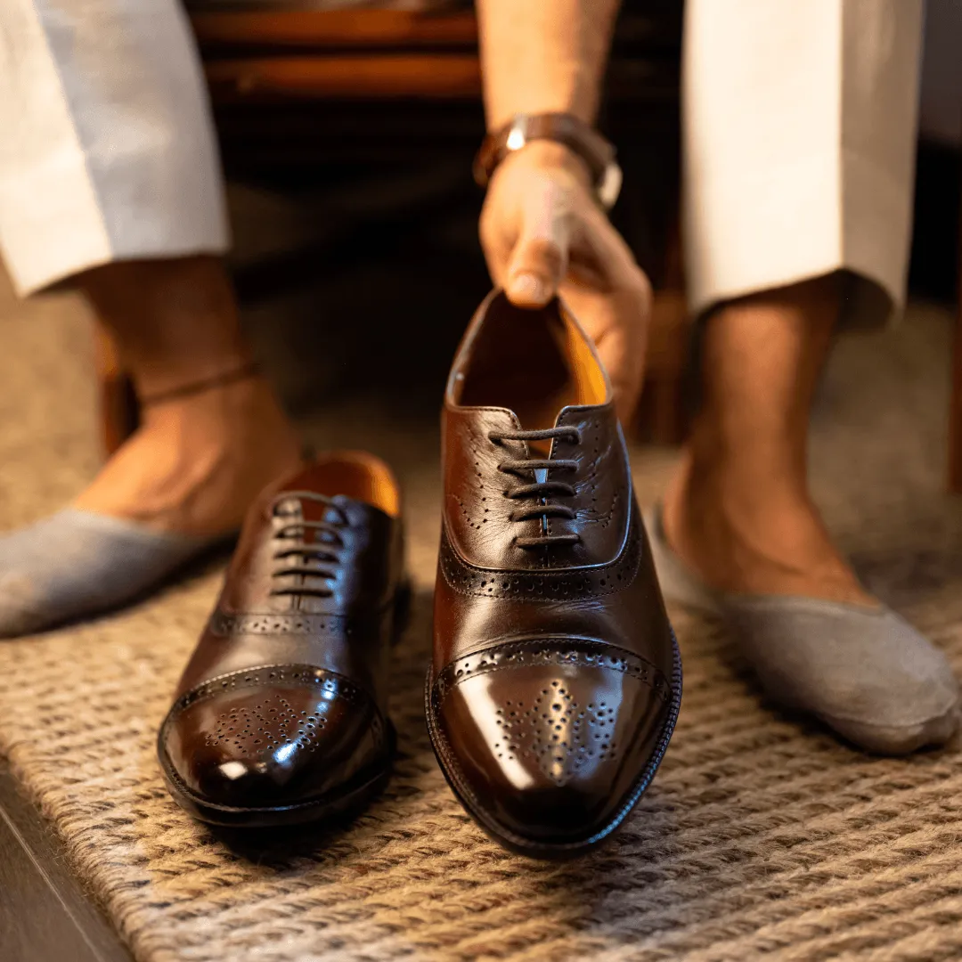B-Tan Oxfords