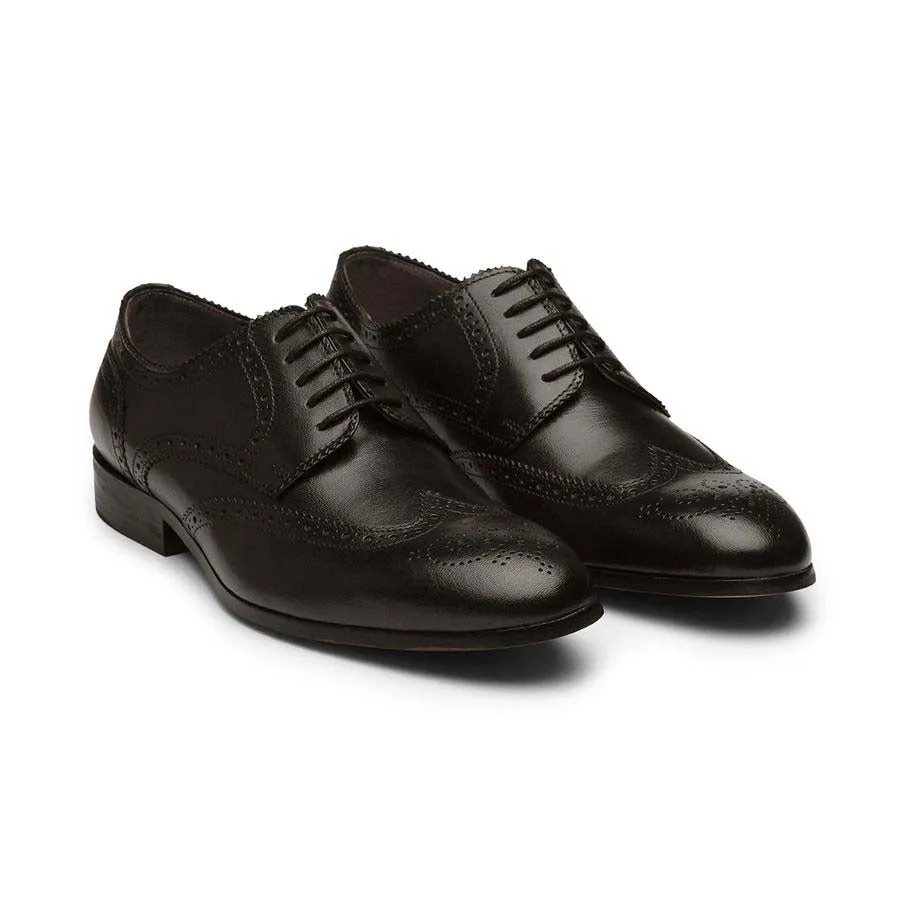 Black Brogue Derbies