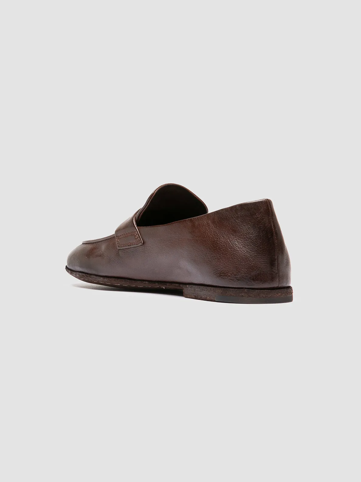 BLAIR DD 001 -Dark Brown Leather Penny Loafers