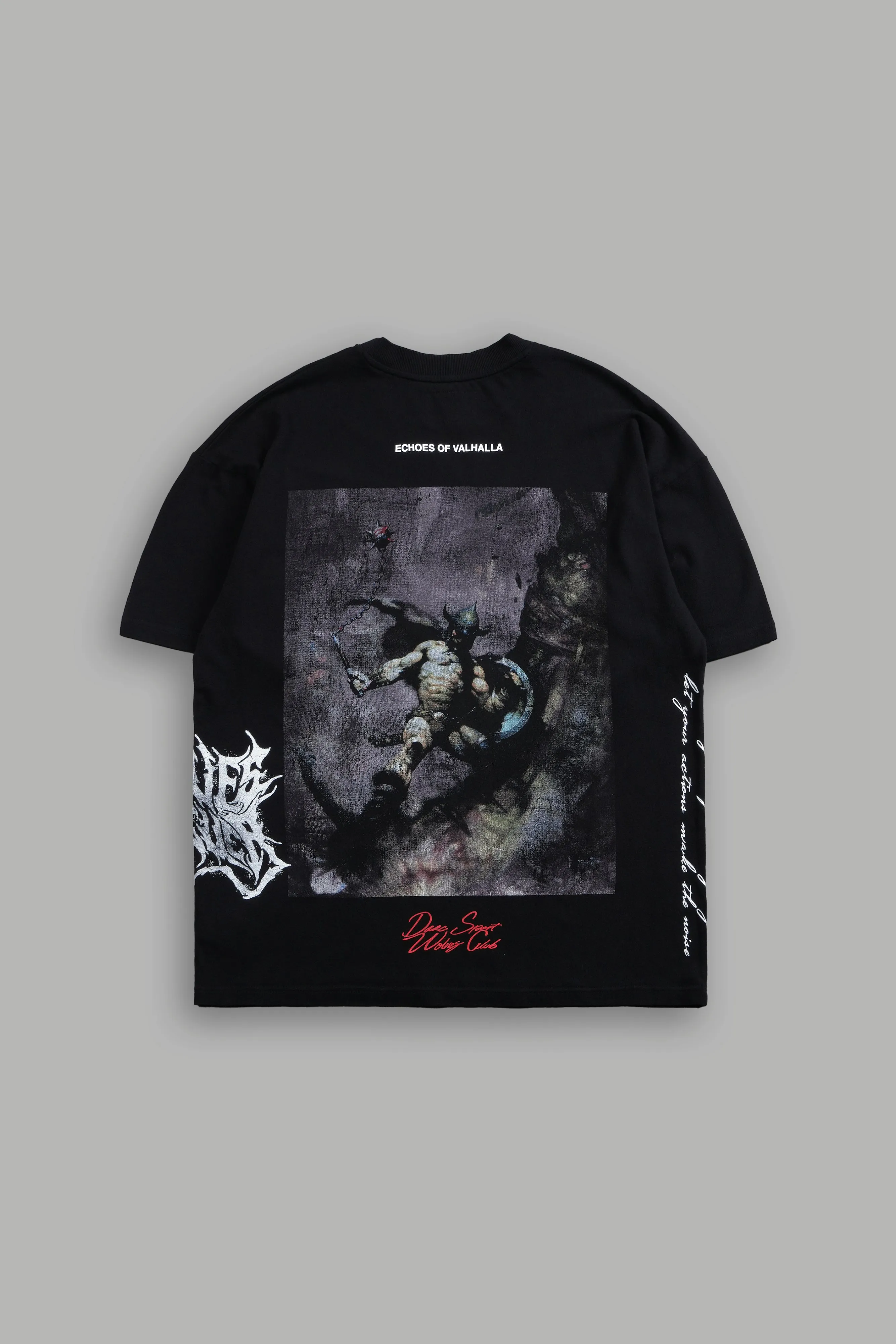 Born Warrior "Side By Side" Series Premium Tee in Black