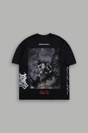 Born Warrior "Side By Side" Series Premium Tee in Black