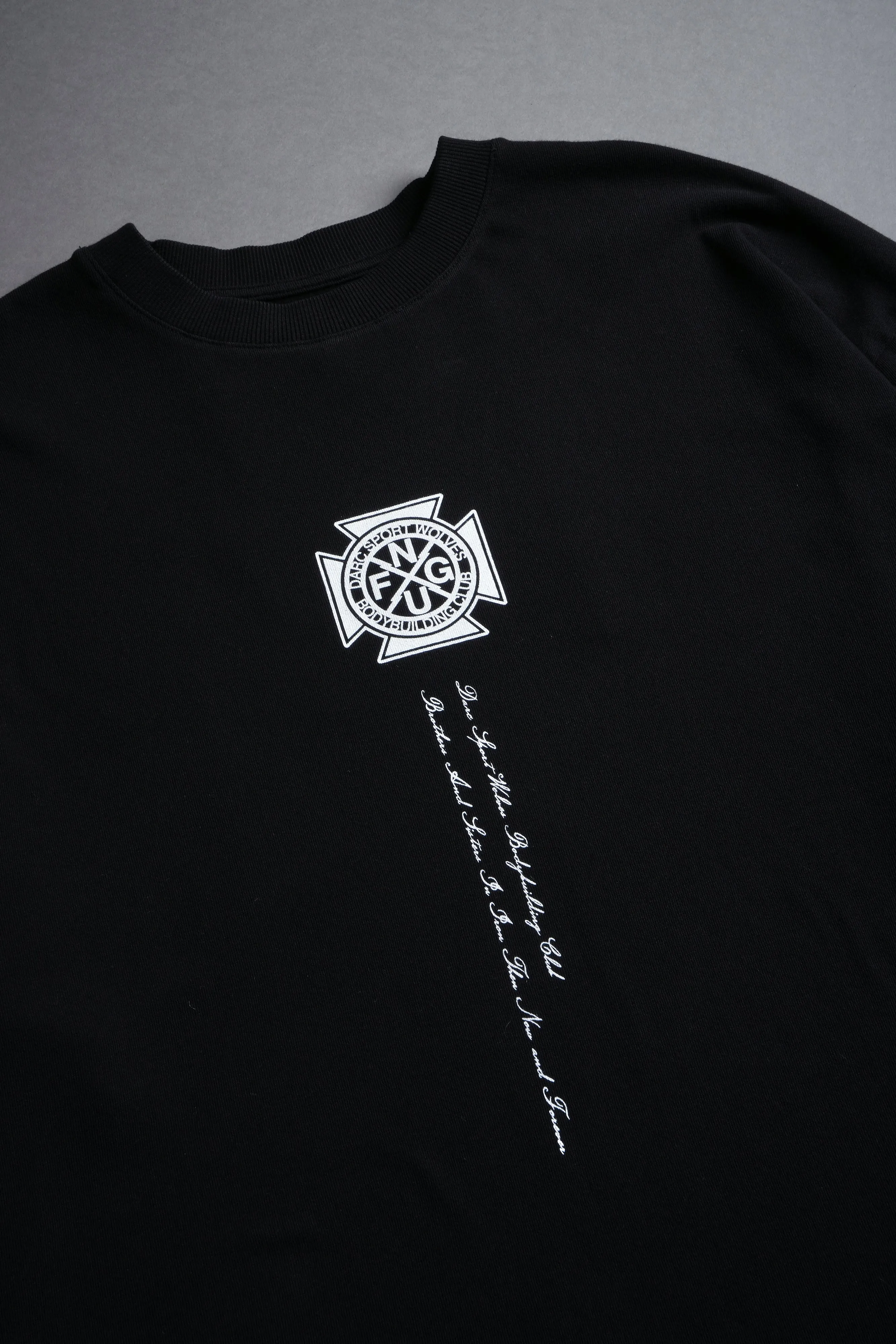 Born Warrior "Side By Side" Series Premium Tee in Black