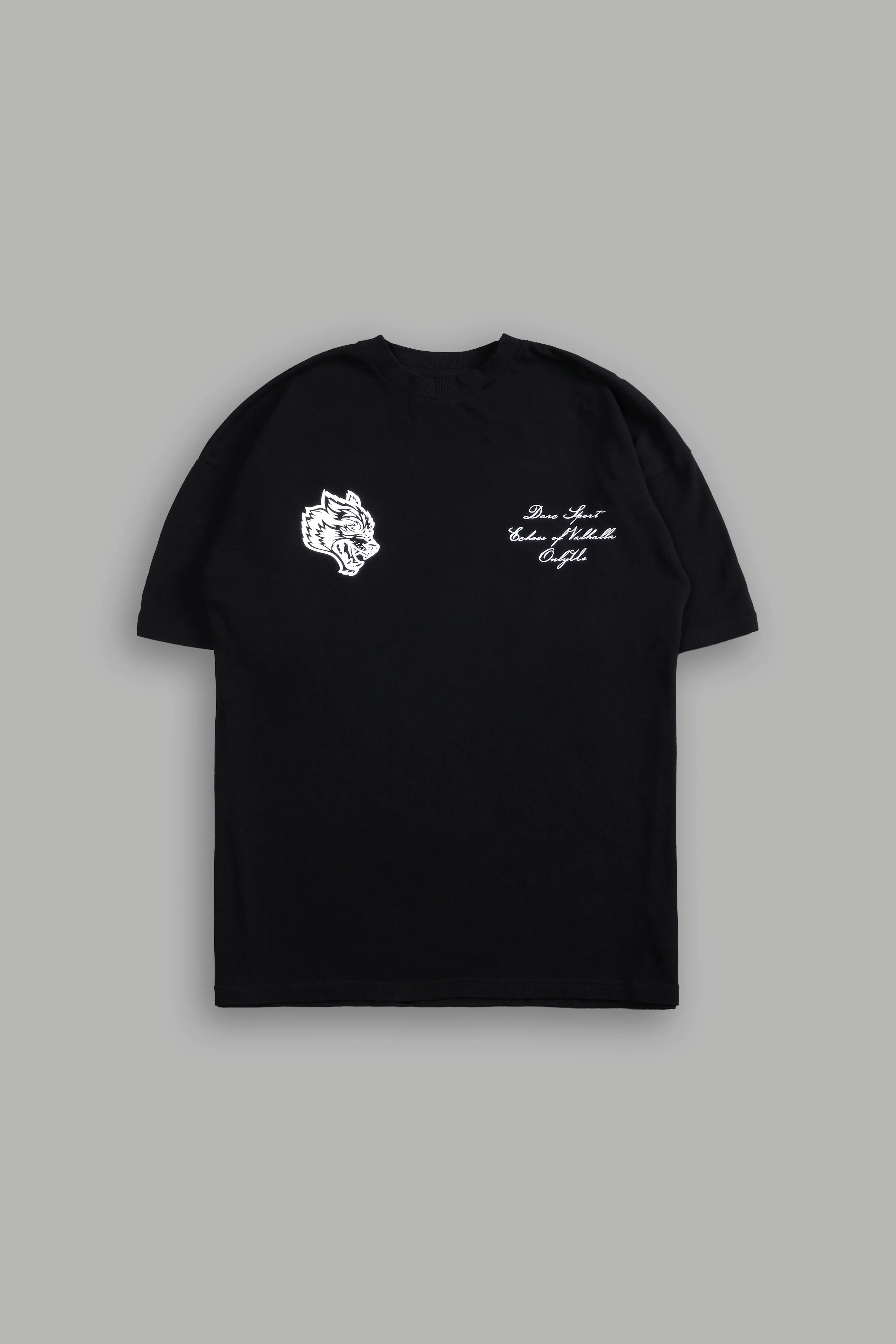 Born Warrior "Side By Side" Series Premium Tee in Black