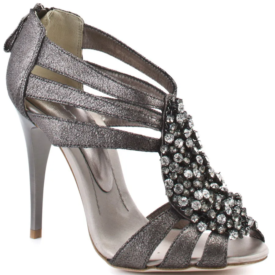 Bourne Women's Crystal Encrusted Leigh Sandals