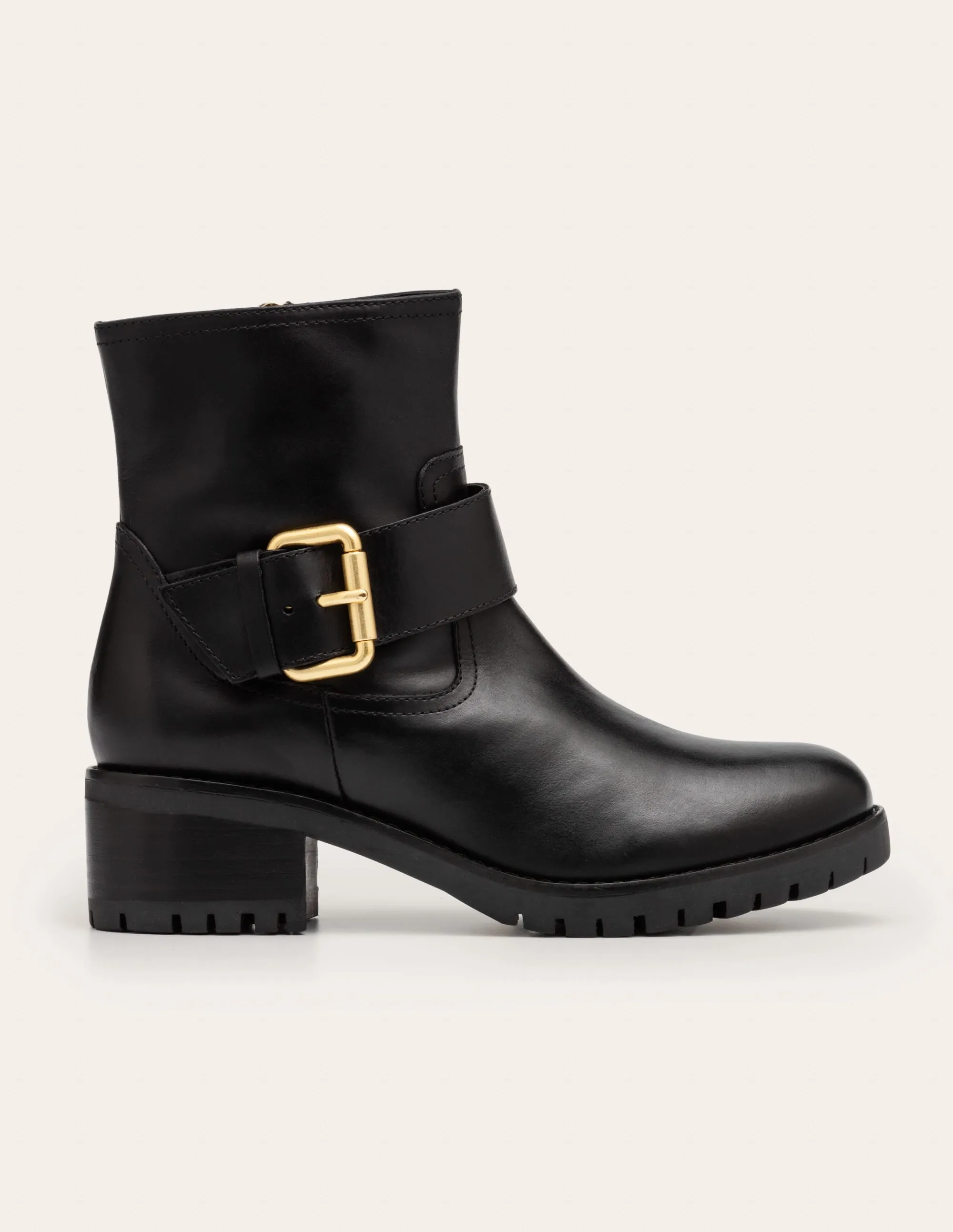 Bristol Biker Boots-Black