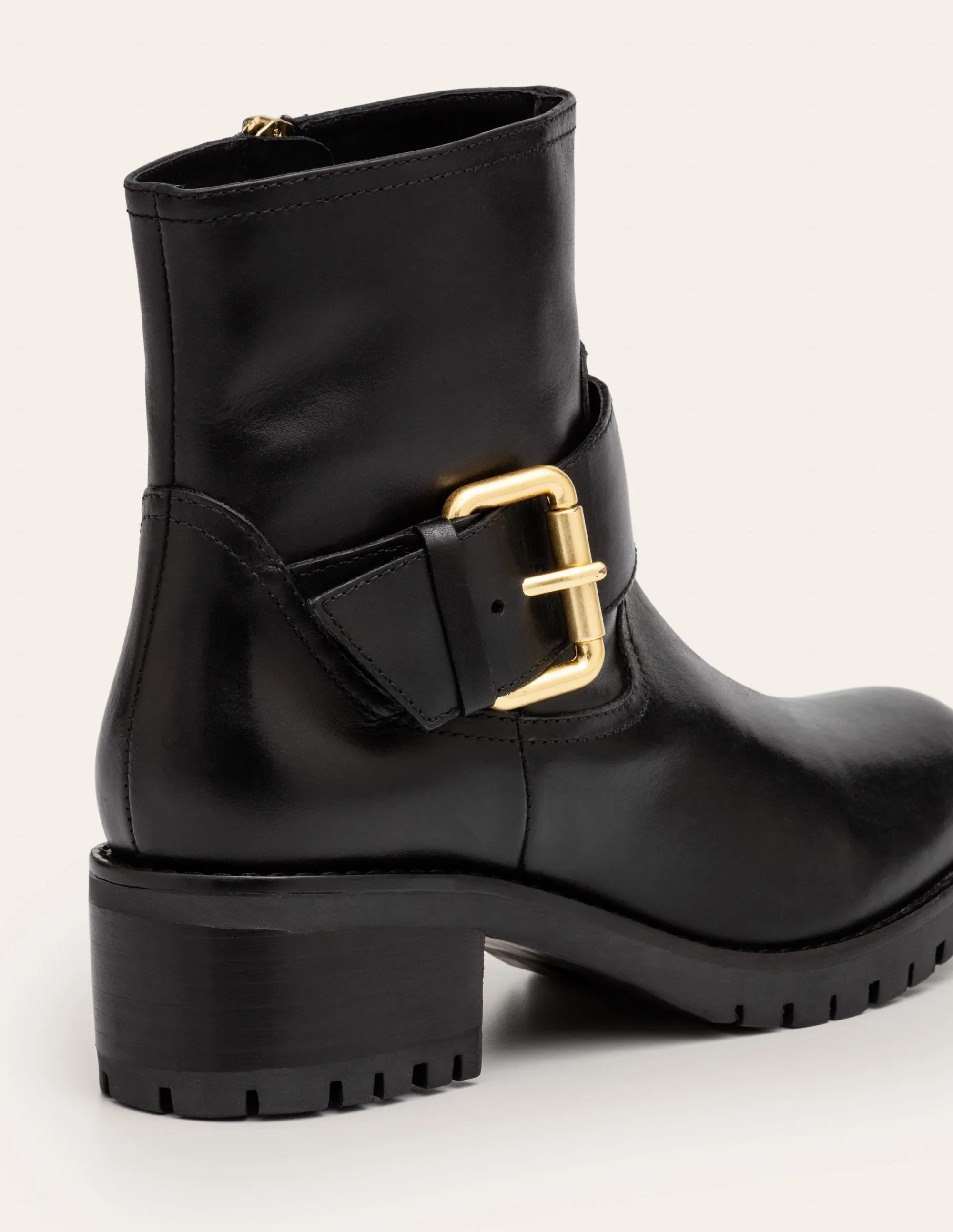 Bristol Biker Boots-Black