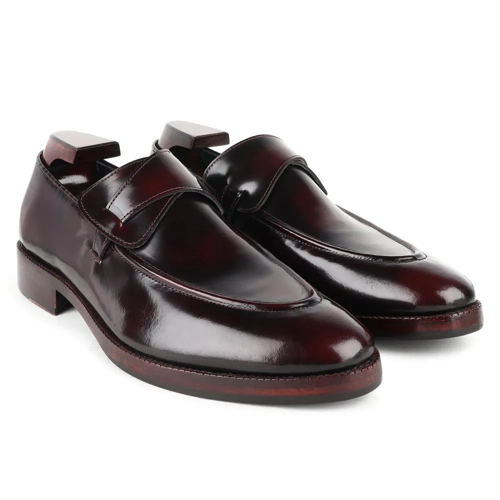 Brushed Burgundy Butterfly Classic Loafers