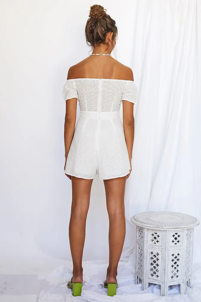 Capri Dream Playsuit White