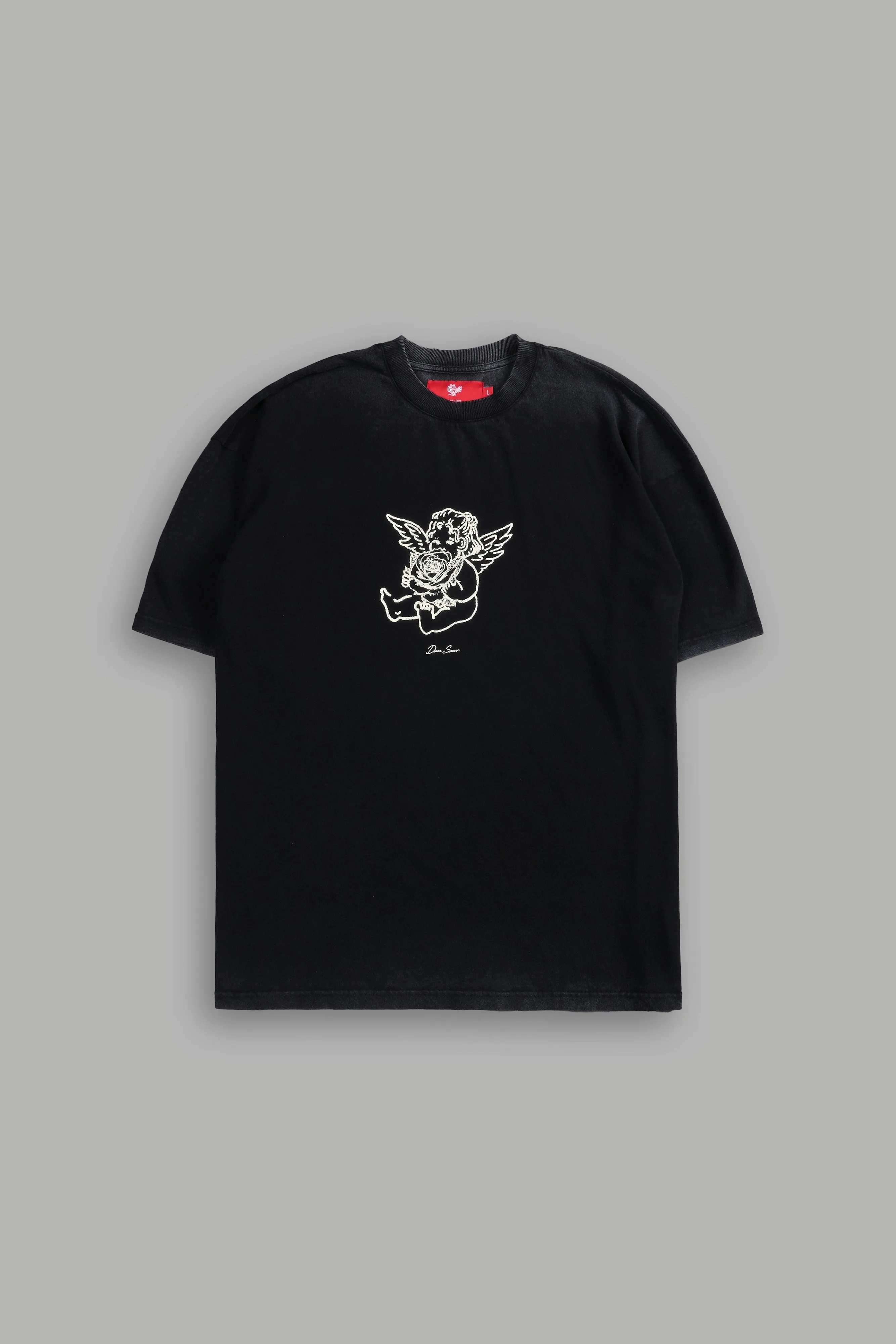 Cherub And The Rose "Premium" Oversized Tee in Black