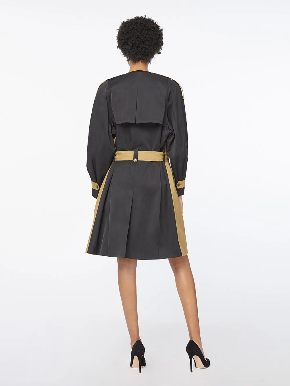 Colorblocked Trench Cargo Multi coat jacket