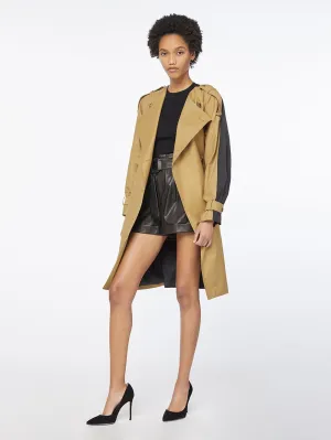 Colorblocked Trench Cargo Multi coat jacket