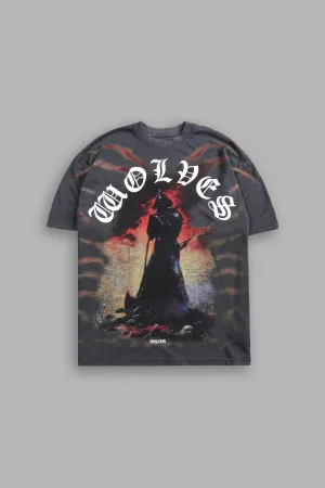 Conquer "Premium" Oversized Tee in Wolf Gray
