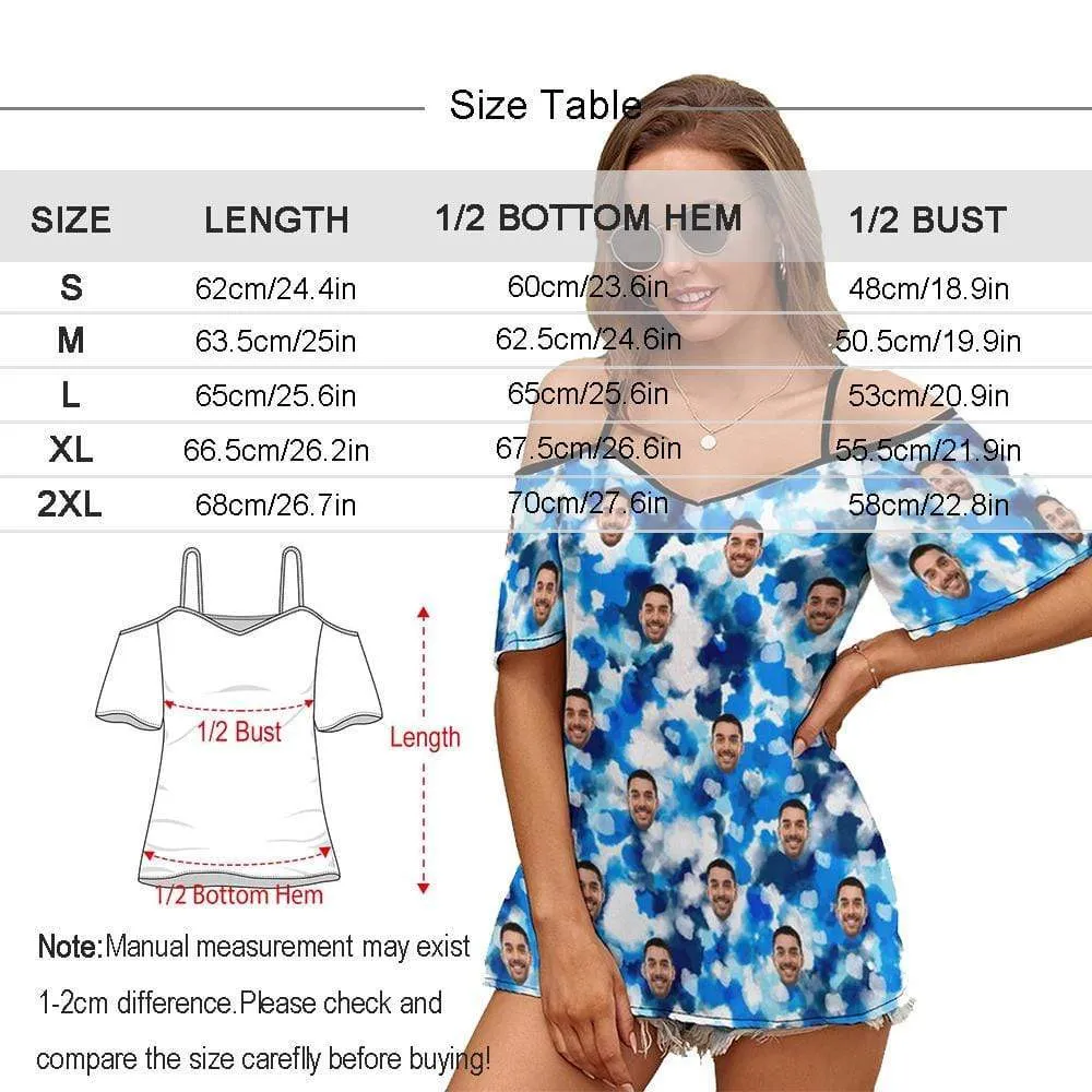 Custom Photo Commemorate Our Love Women's Suspender Top