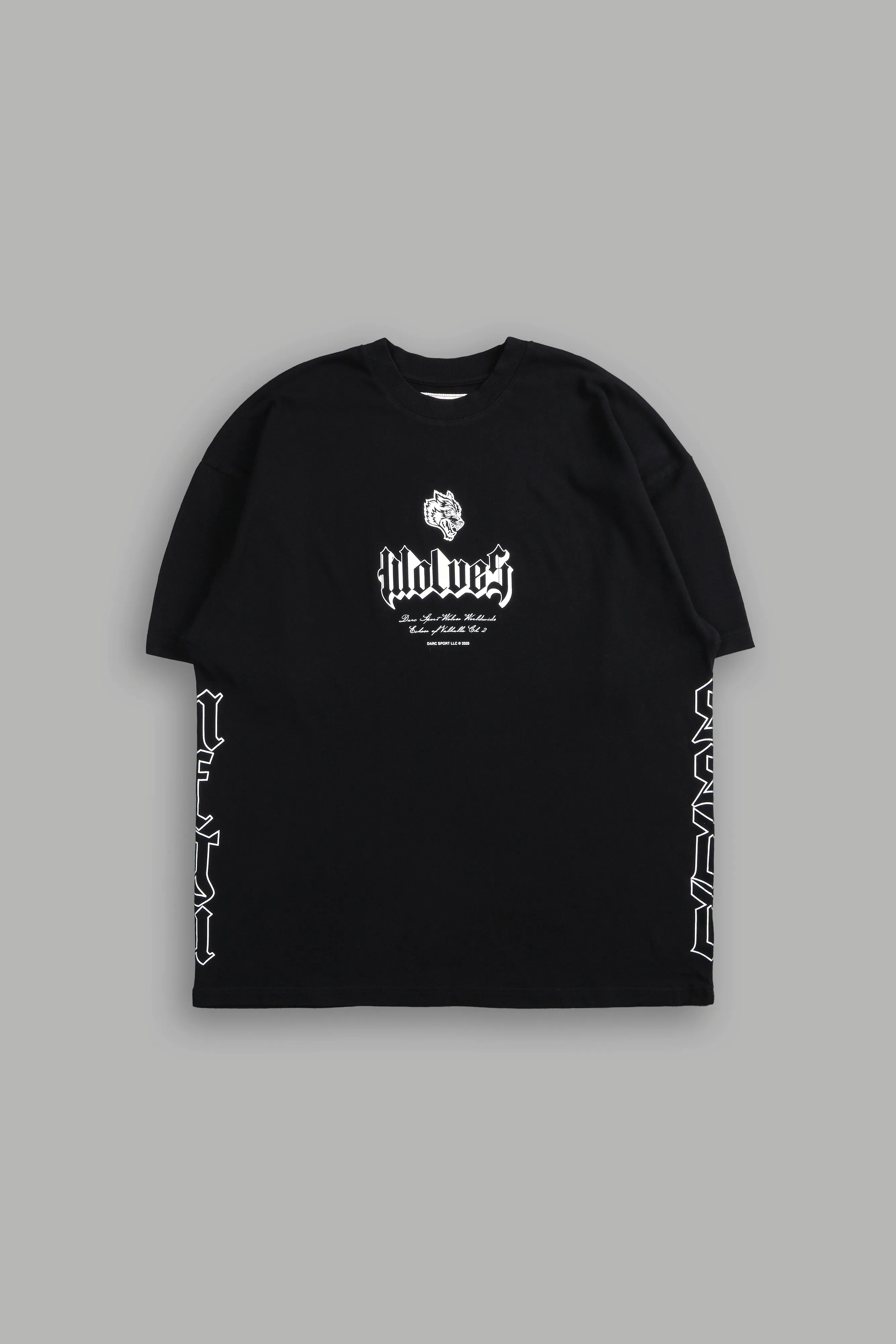 Darc Fenrir "Side By Side" Oversized Tee in Black