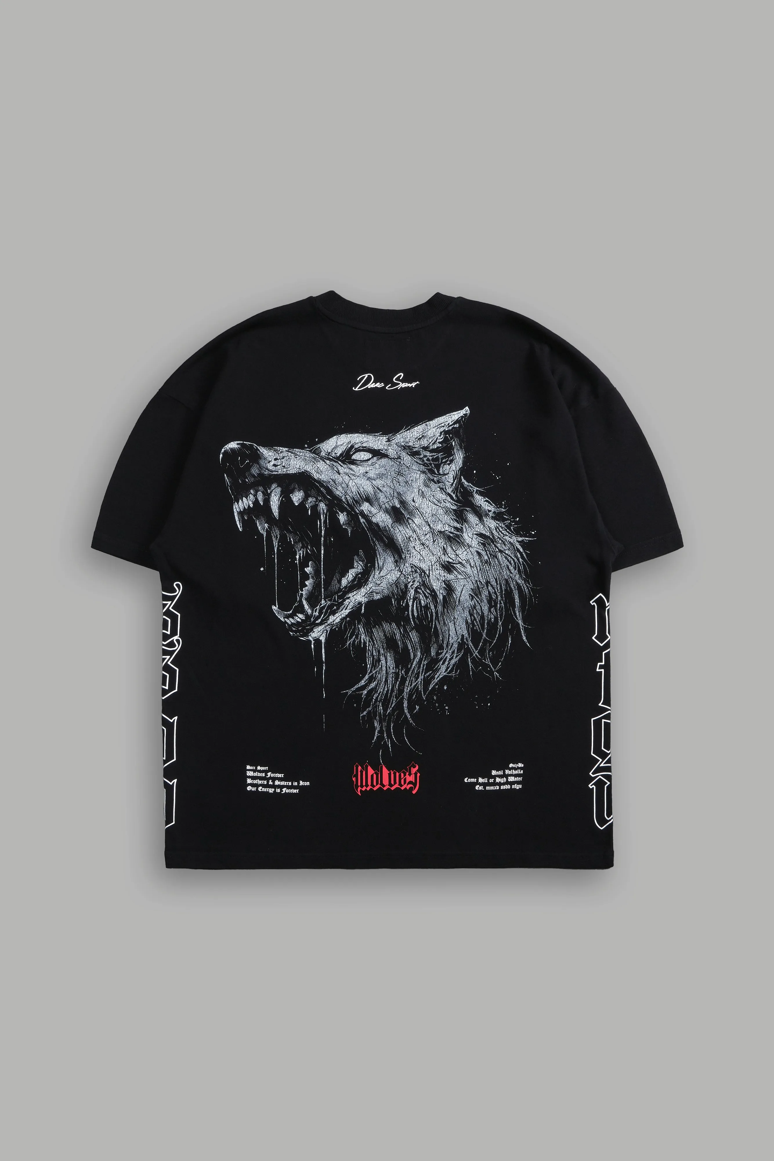 Darc Fenrir "Side By Side" Oversized Tee in Black