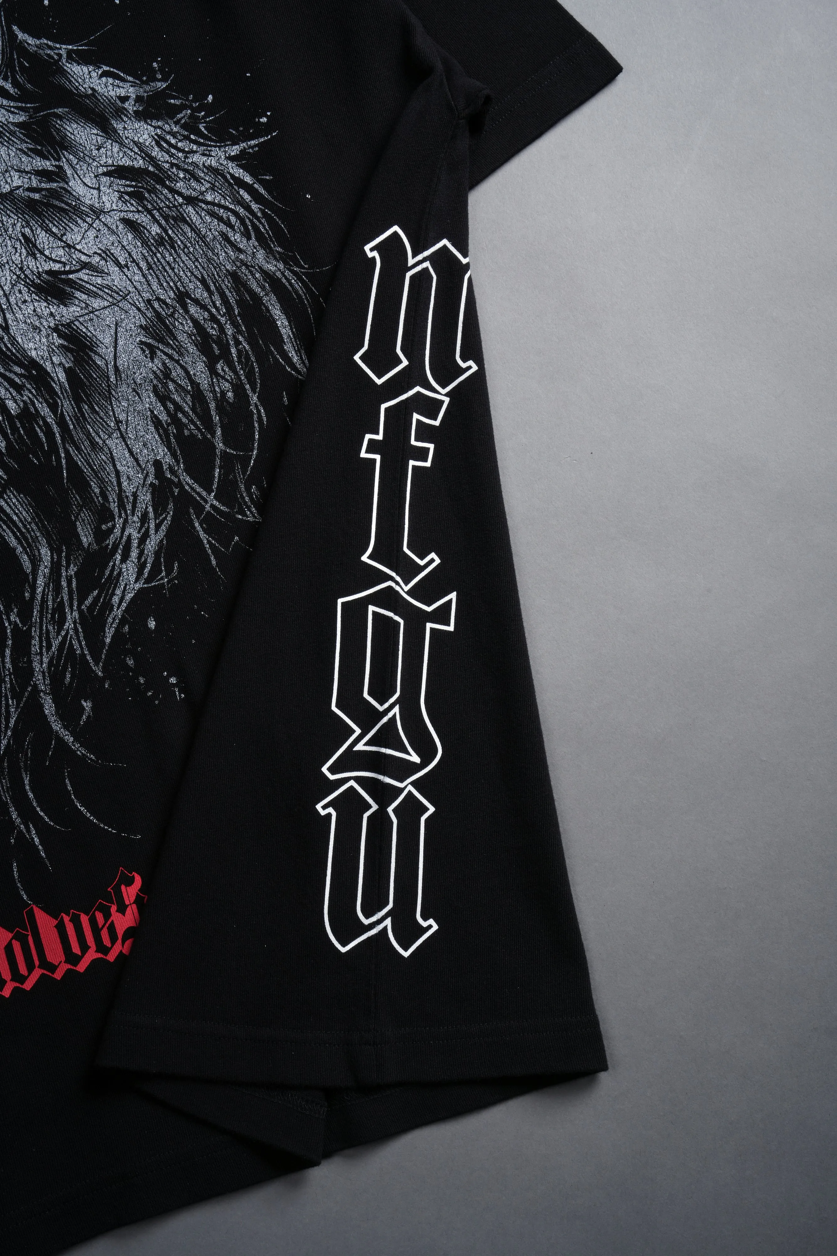 Darc Fenrir "Side By Side" Oversized Tee in Black