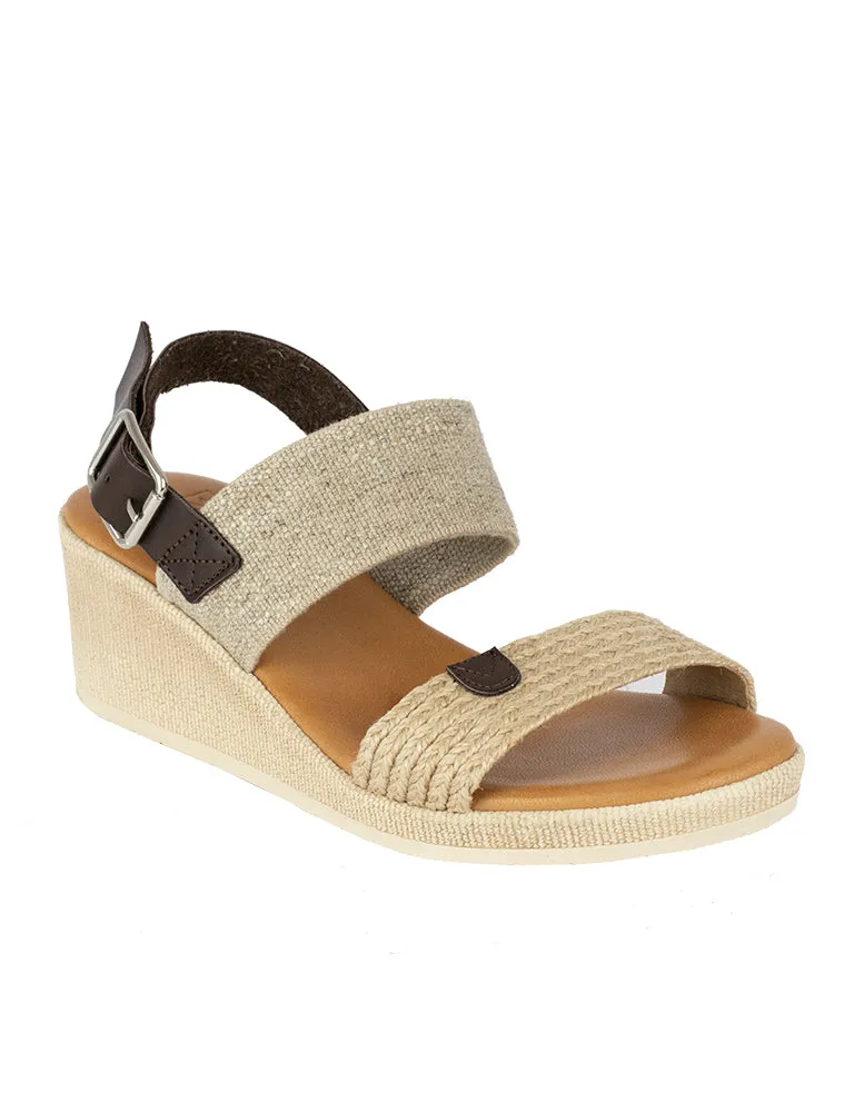 Espadrilles Brisa Heel Chocolate