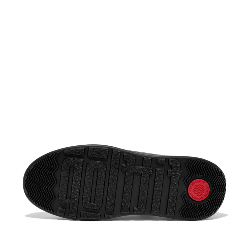 F-MODE Leather Flatform Lace-Up Derbies