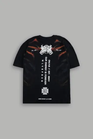 Fire Blade "Premium" Oversized Tee in Black