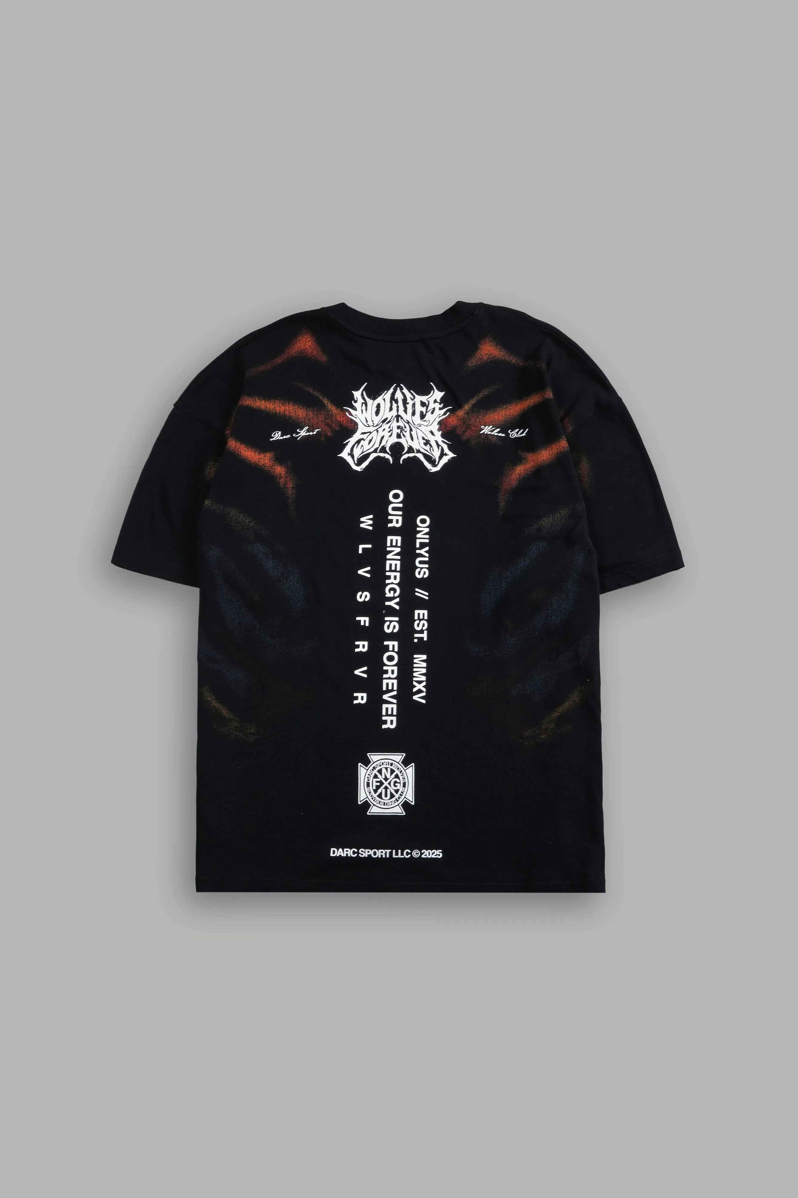 Fire Blade "Premium" Oversized Tee in Black