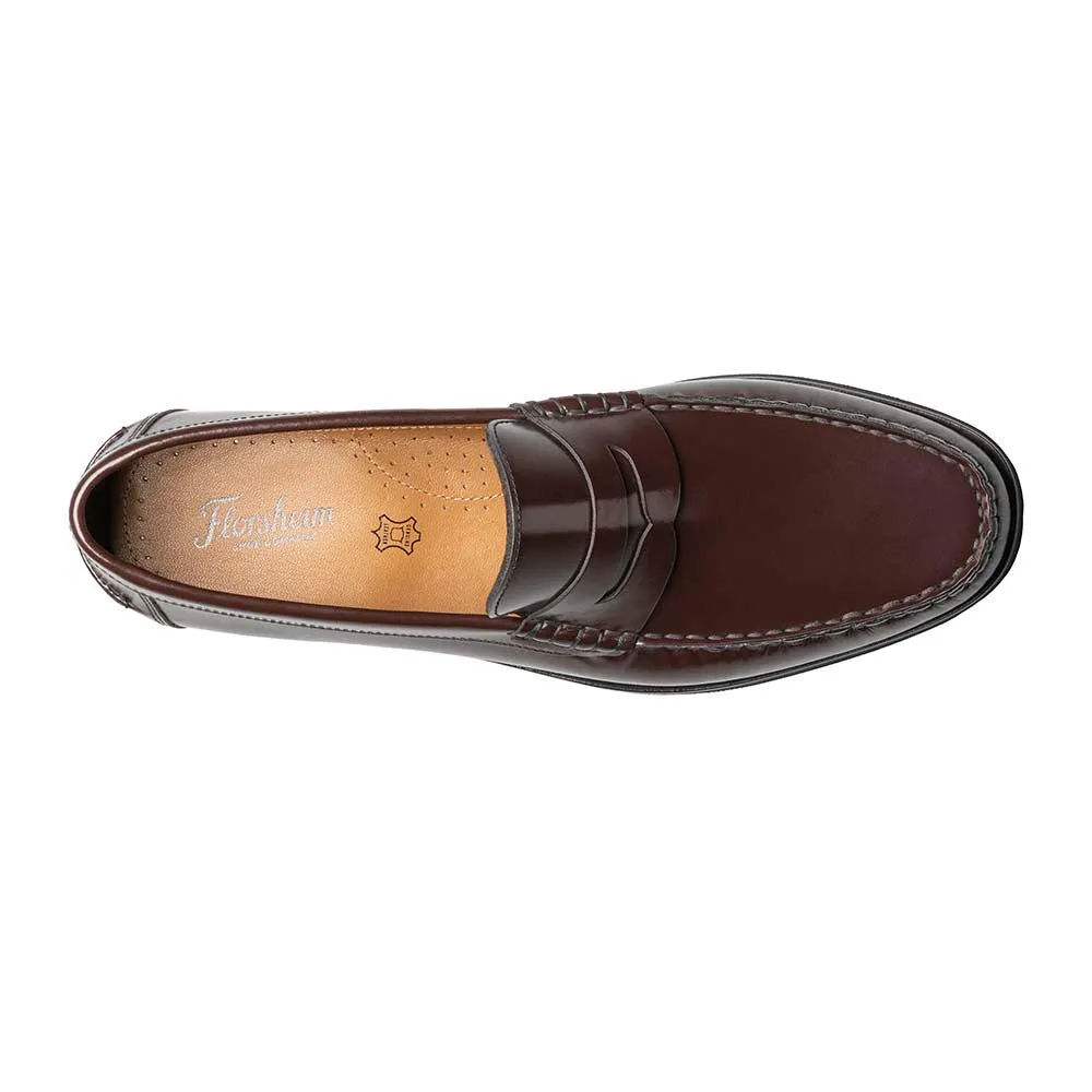 Florsheim Berkley Flex Moc Toe Penny Loafer in Burgundy