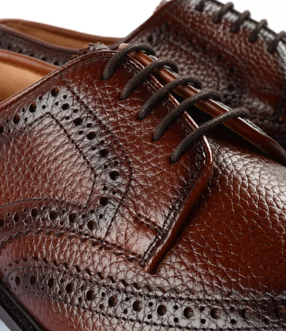Full Brogue Derby - Cognac (Wide)