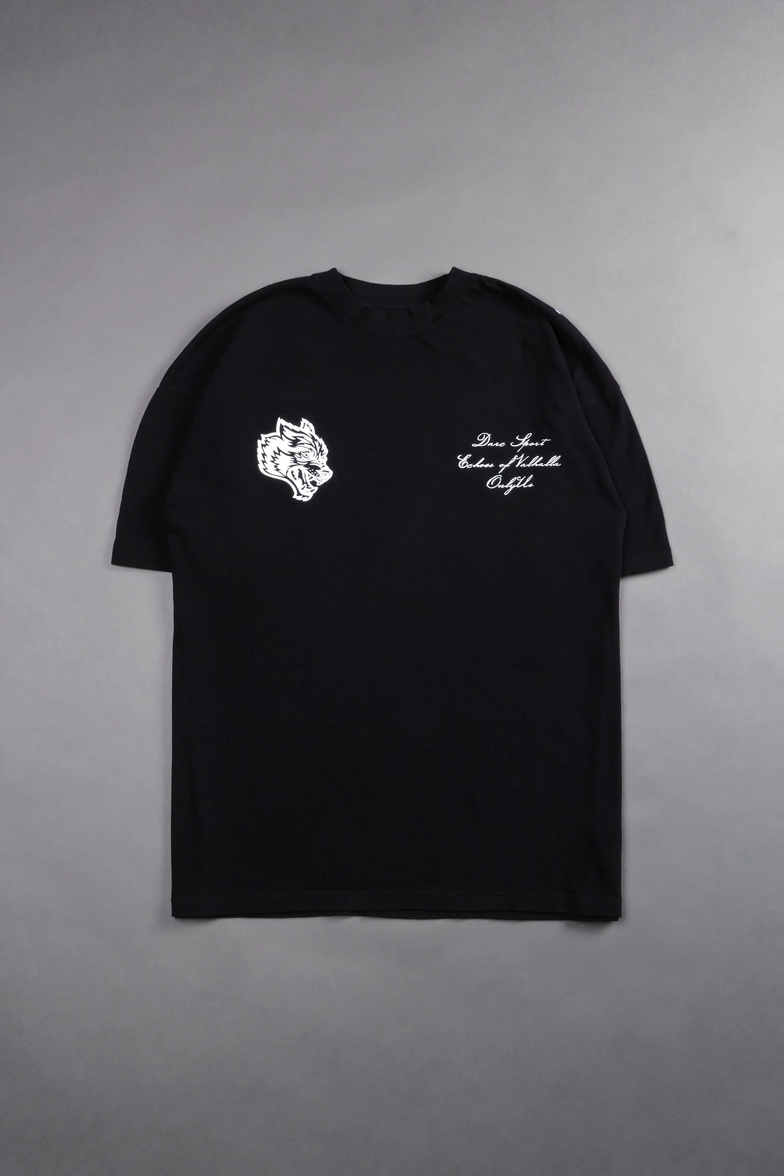 God Of Thunder "Premium" Oversized Tee in Black