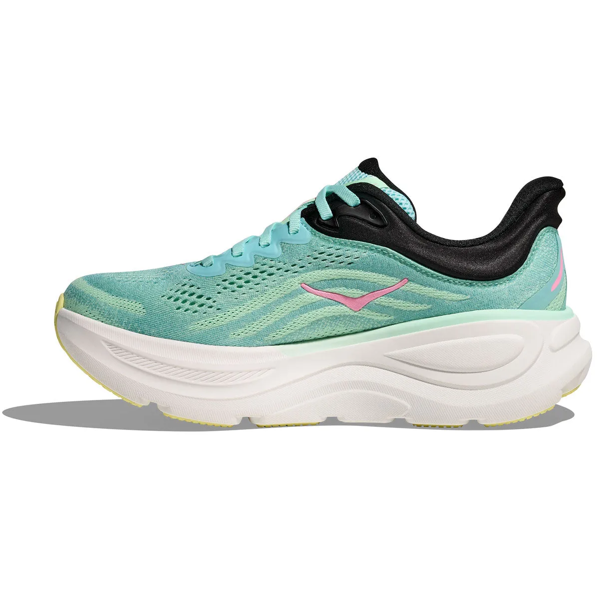 Hoka Bondi 9 Running Shoes - Womens - Blue Spark/Mint Fluorite