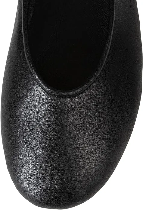 Jeffrey Campbell Dancerina Black Rounded Toe Slip On Mary Jane Ballet Flats