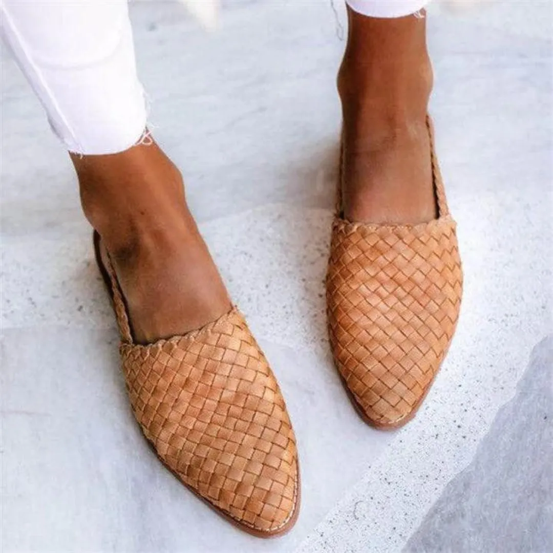 JOANNE  WOVEN SLINGBACK FLATS
