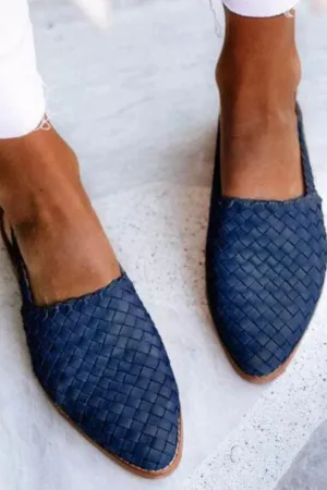 JOANNE  WOVEN SLINGBACK FLATS