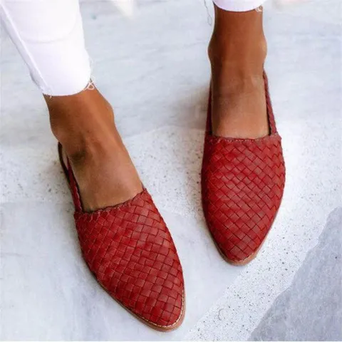 JOANNE  WOVEN SLINGBACK FLATS