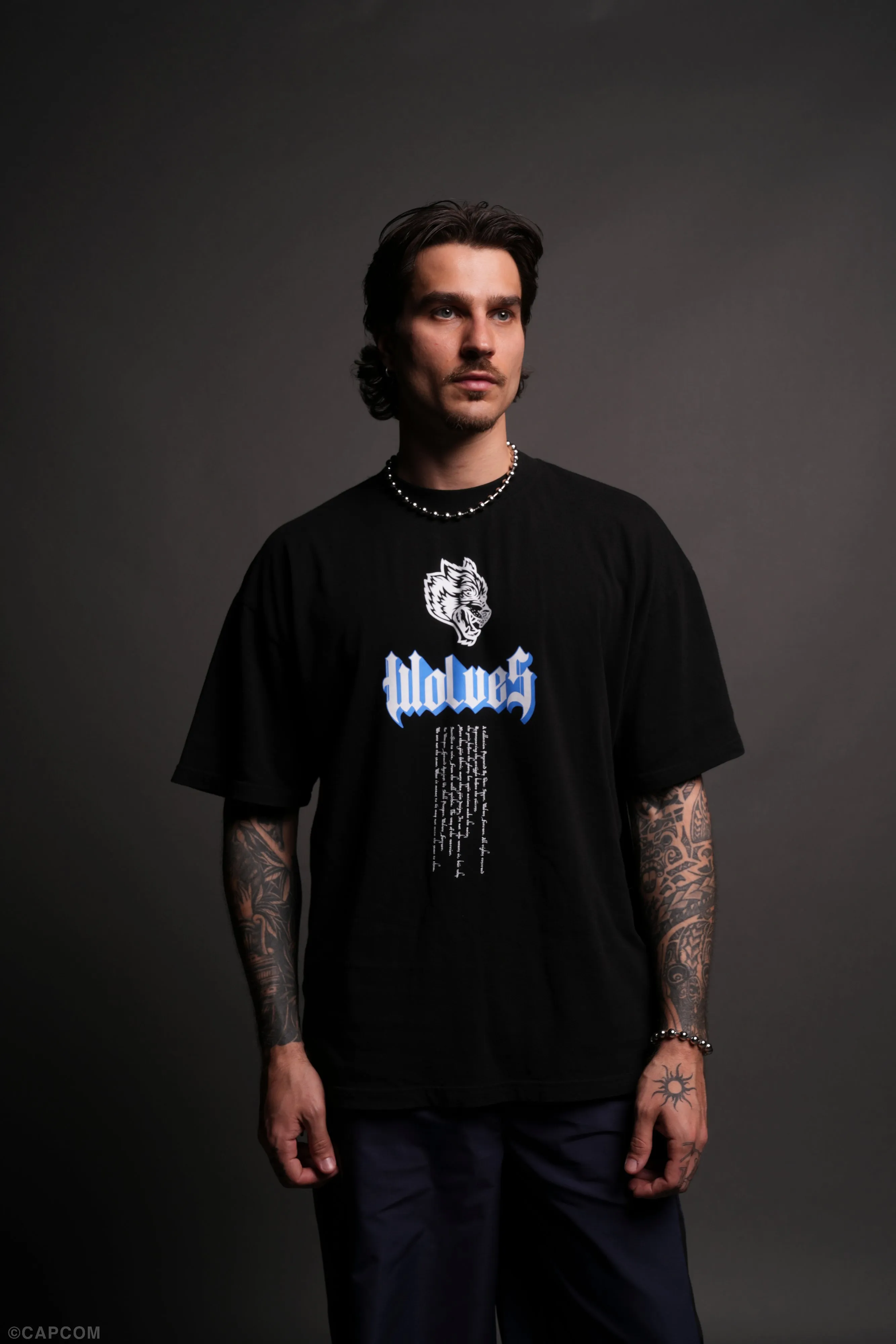 Kikoken Forever "Premium" Oversized Tee in Black