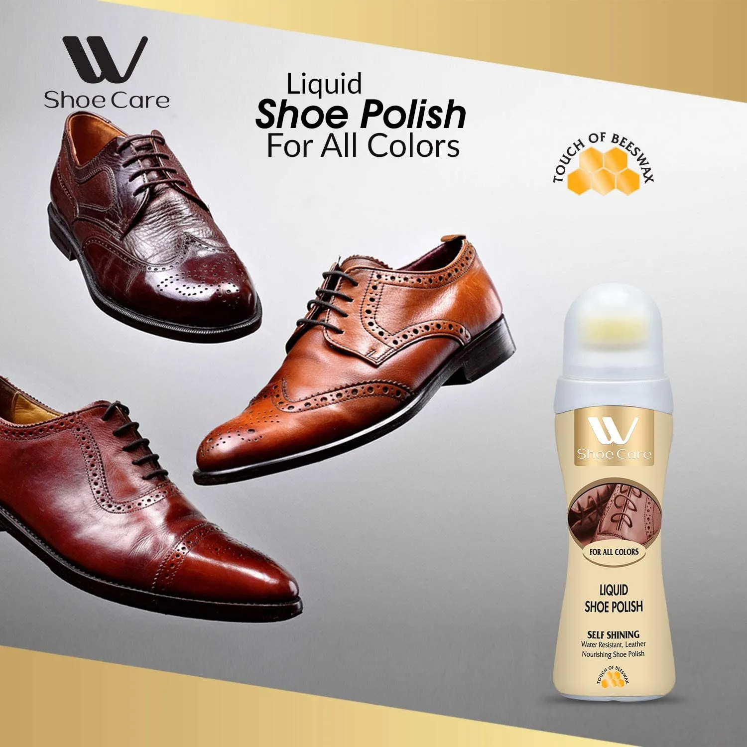 Liquid Shoe Polish Neutral | 2.53 fl oz | WBM SHOE CARE