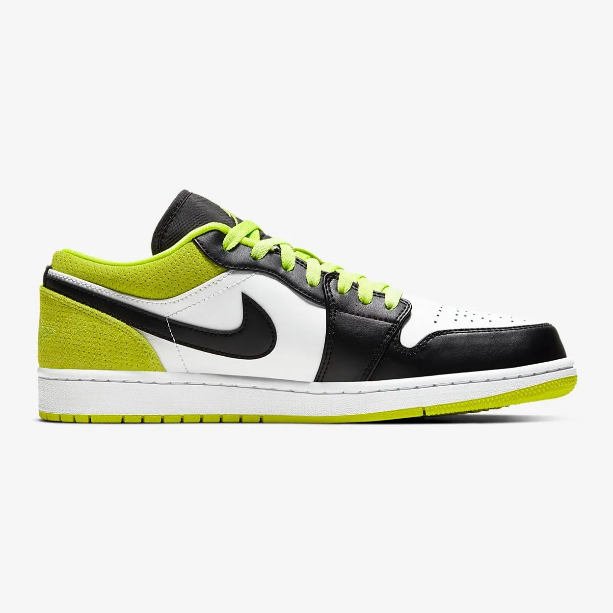 Men's Air Jordan 1 Low SE (Cyber Green/Black/White)(CK3022-003)