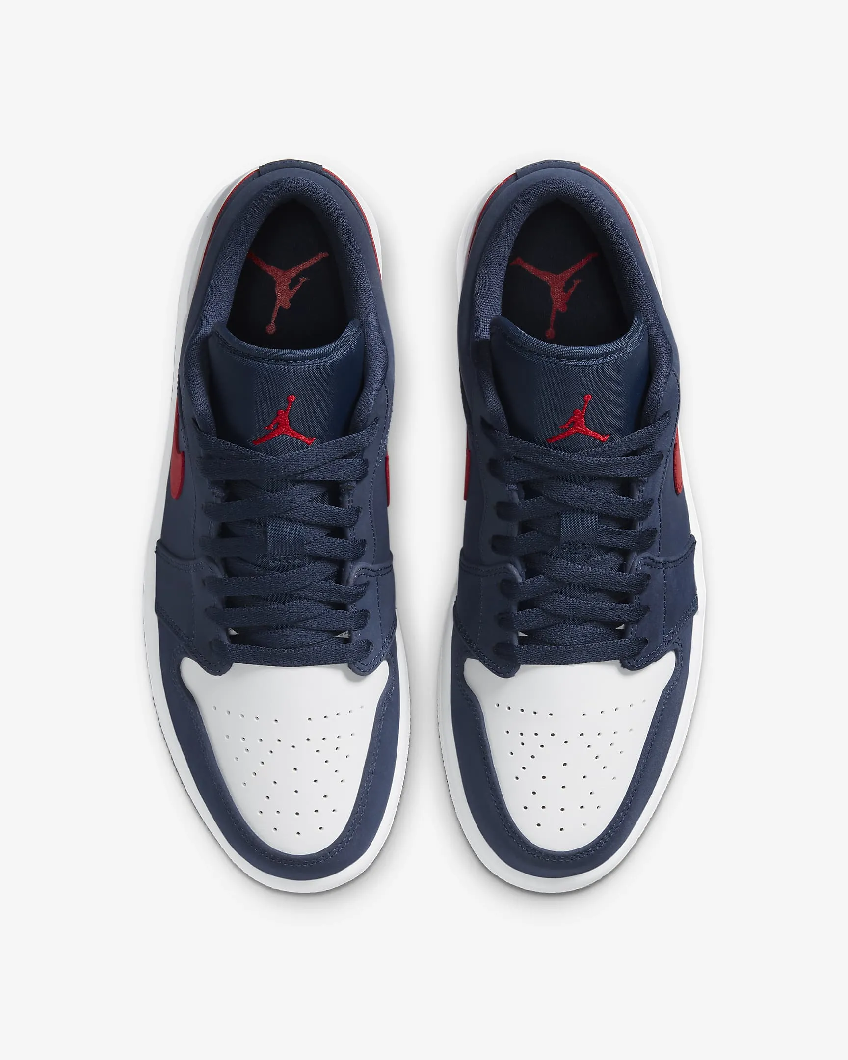 Men's Air Jordan 1 Low SE "USA" (Midnight Navy/White/University Red)(CZ8454-400)