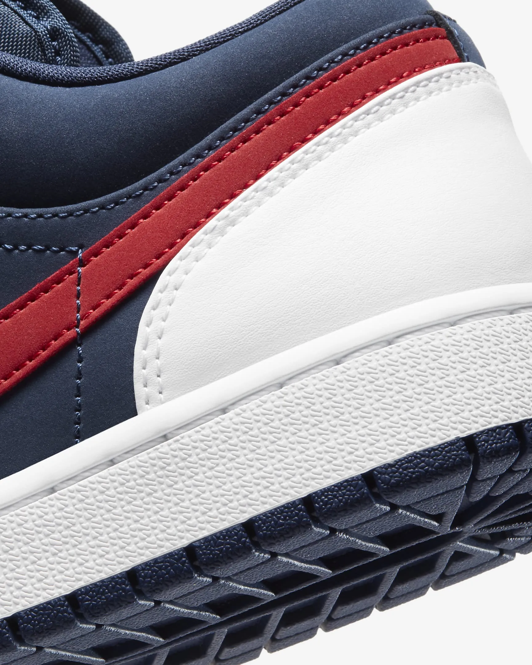 Men's Air Jordan 1 Low SE "USA" (Midnight Navy/White/University Red)(CZ8454-400)