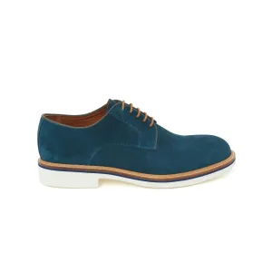 Men's Suede Calf Leather Handmade Derby M9011