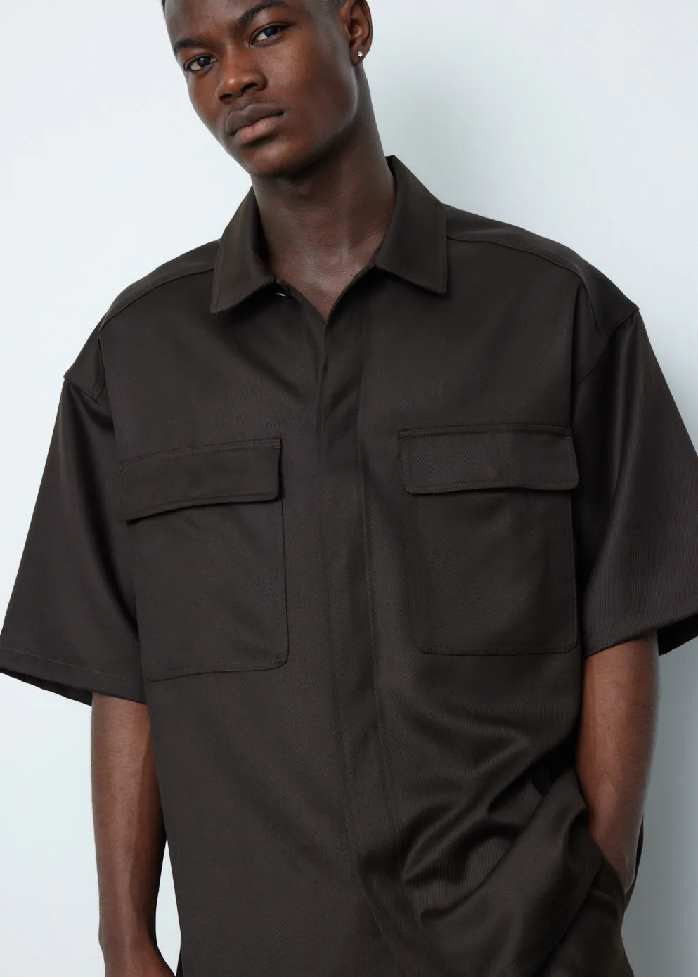 Minimal Shirt Short Sleeve Shirt