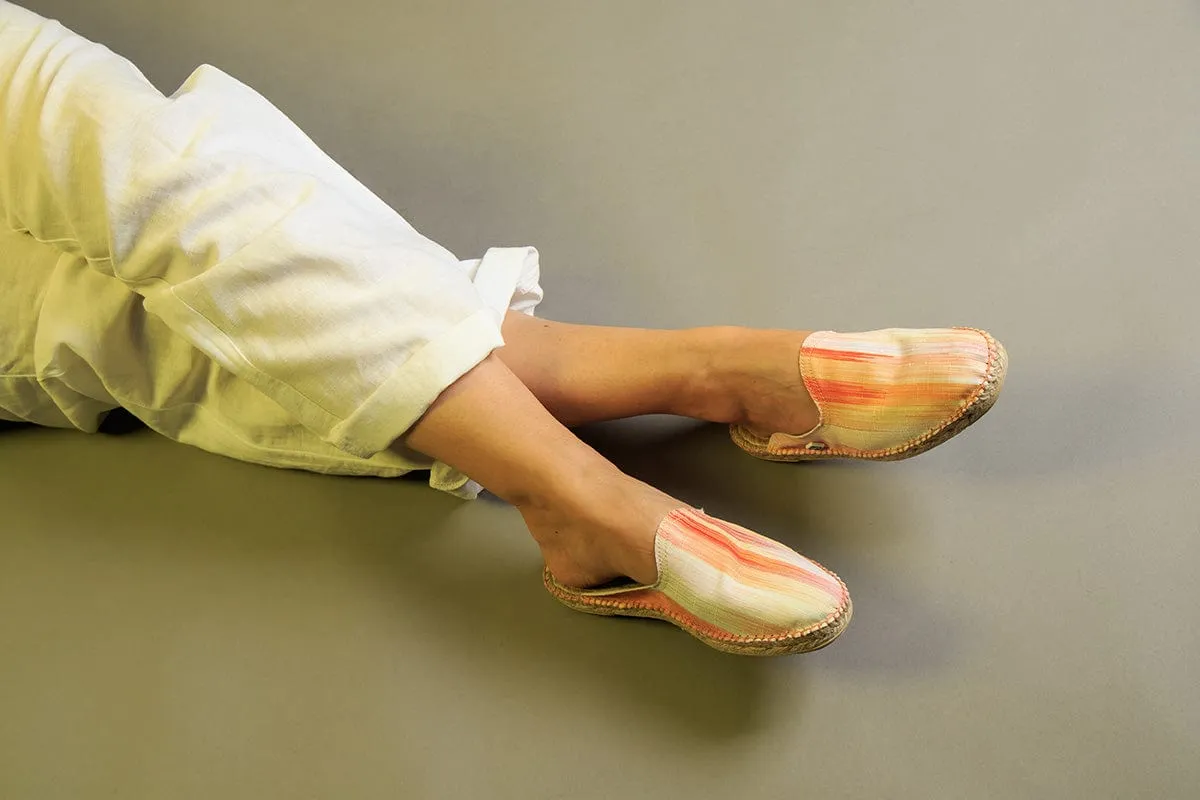 My Mule Dawn Vegan Slide Espadrilles | Orange